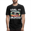 "Level 40 Unlocked" Gamer T-Shirt