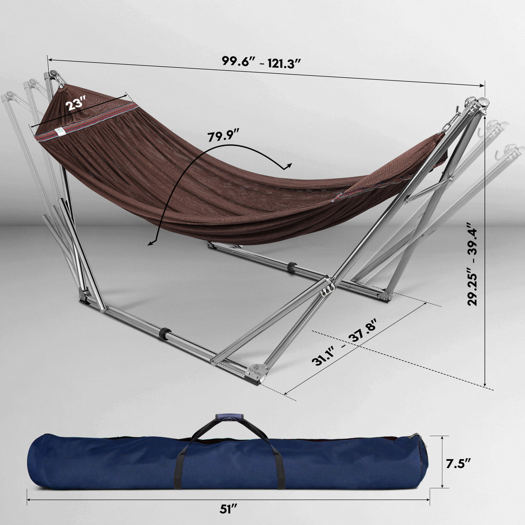 Tranquillo Universal Stainless Steel Hammock Stand for Ultimate Relaxation