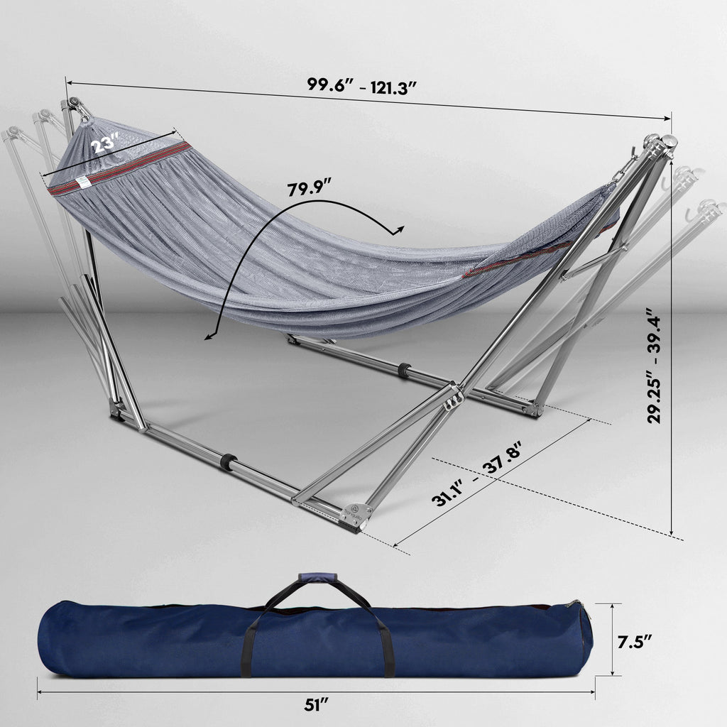 Tranquillo Universal Stainless Steel Hammock Stand for Ultimate Relaxation