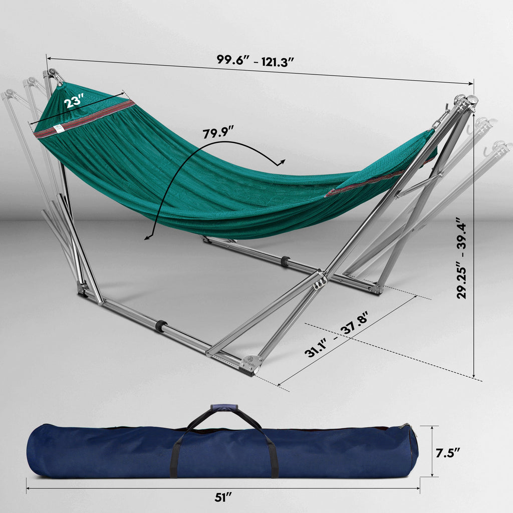 Tranquillo Universal Stainless Steel Hammock Stand for Ultimate Relaxation