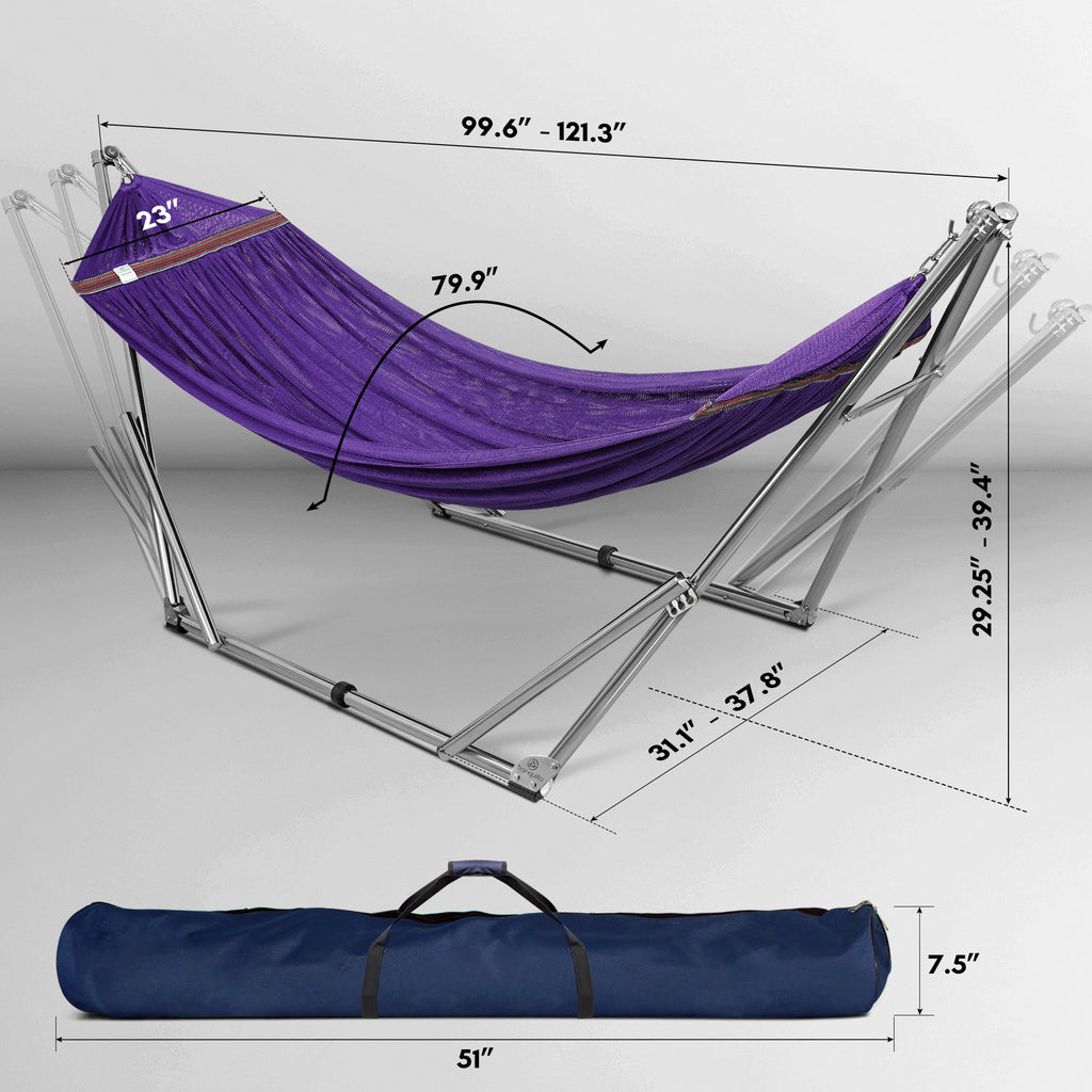 Tranquillo Universal Stainless Steel Hammock Stand for Ultimate Relaxation