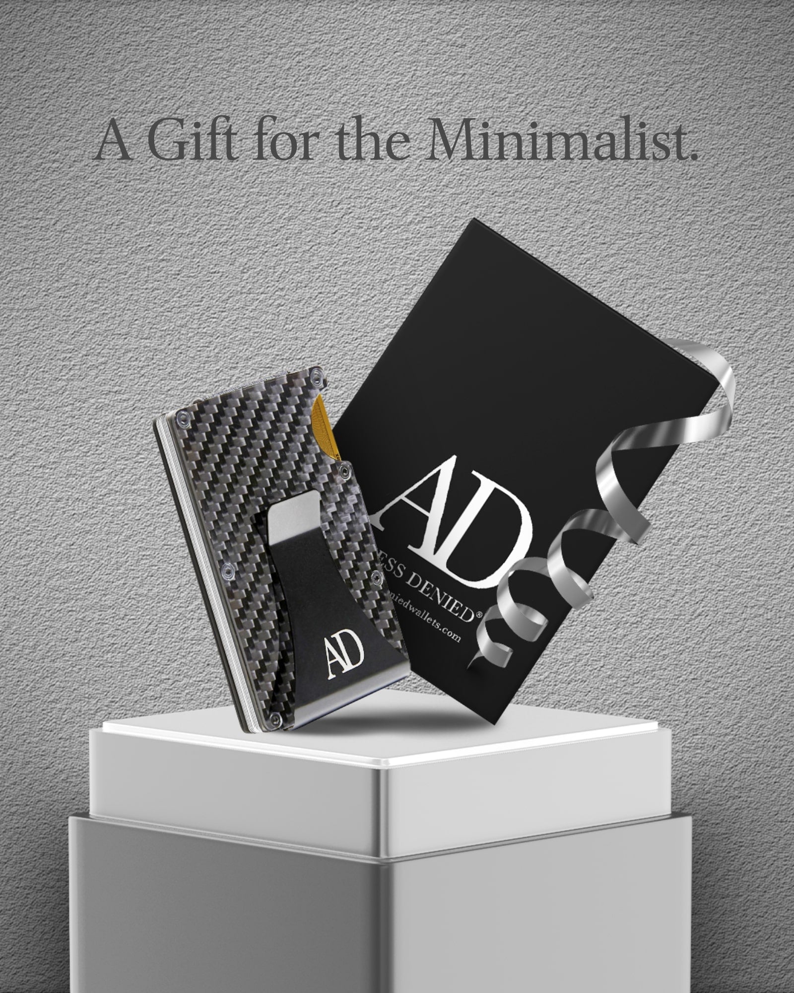 Carbon Fiber Money Clip Card Case