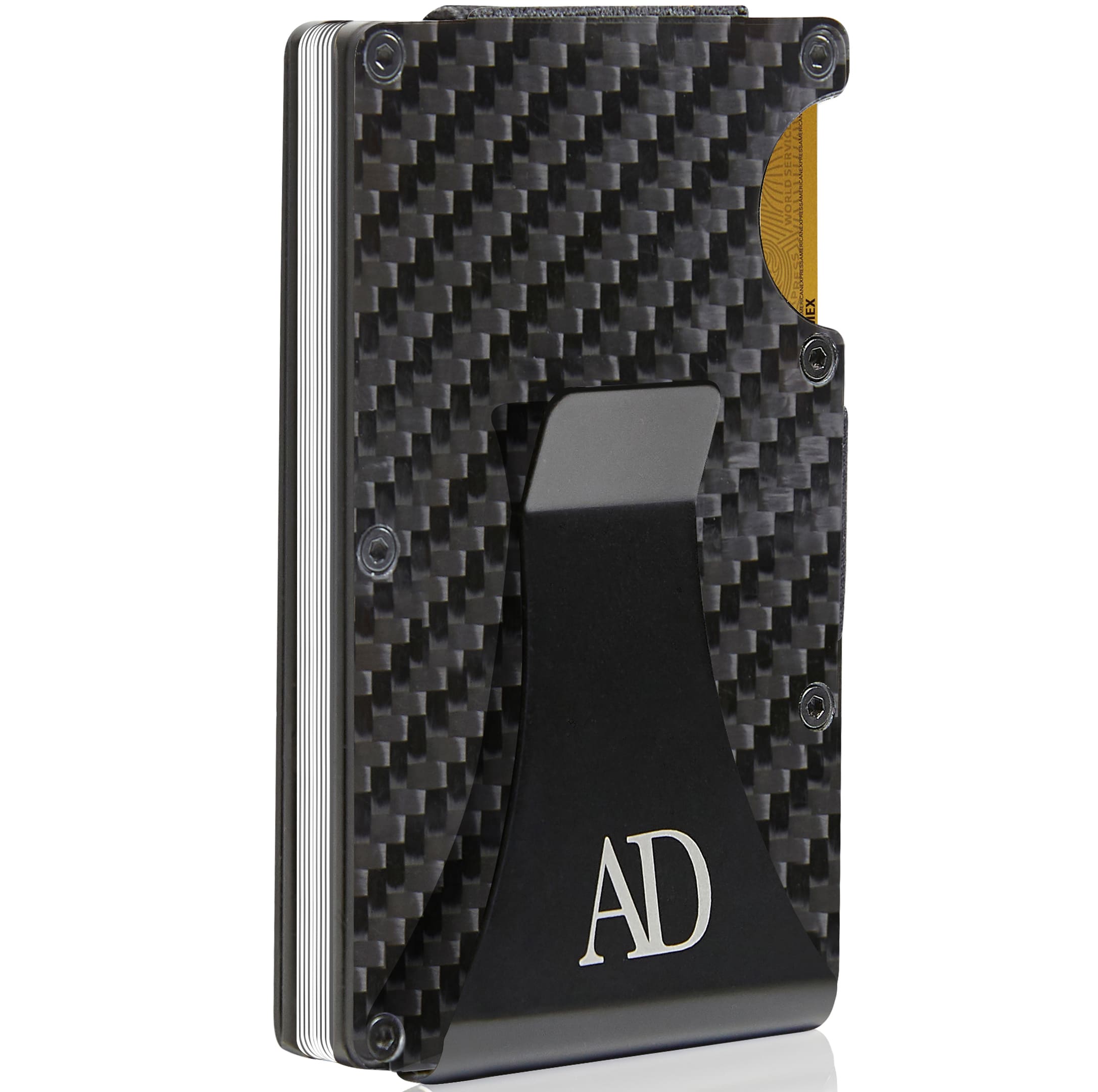 Carbon Fiber Money Clip Card Case