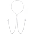 Brilliant BCR Necklace to Nipple Chain Created with Crystals