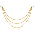 5/8 Handcrafted Electro Plated Debutante Dangle Nipple Chain