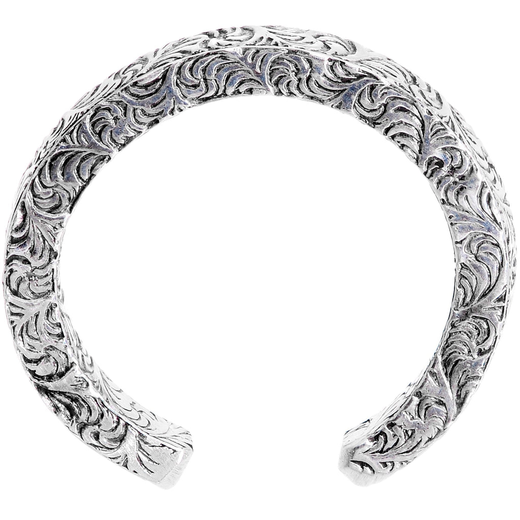 Handcrafted 925 Sterling Silver Ocean Wave Pattern Toe Ring