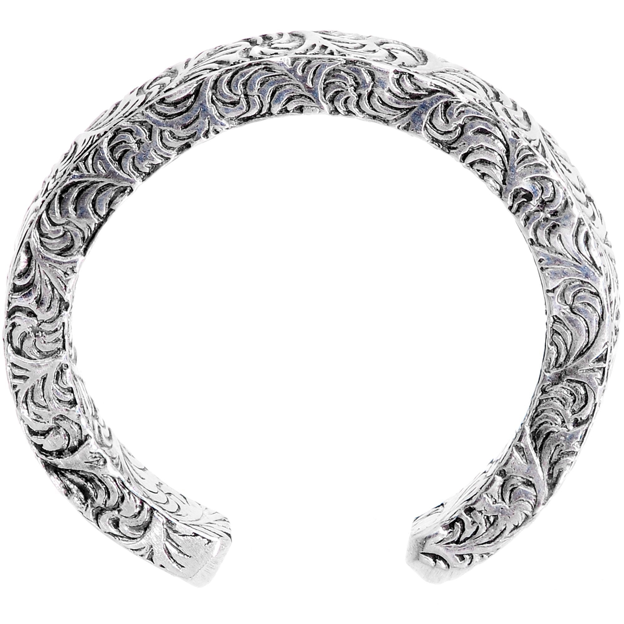 Handcrafted 925 Sterling Silver Ocean Wave Pattern Toe Ring