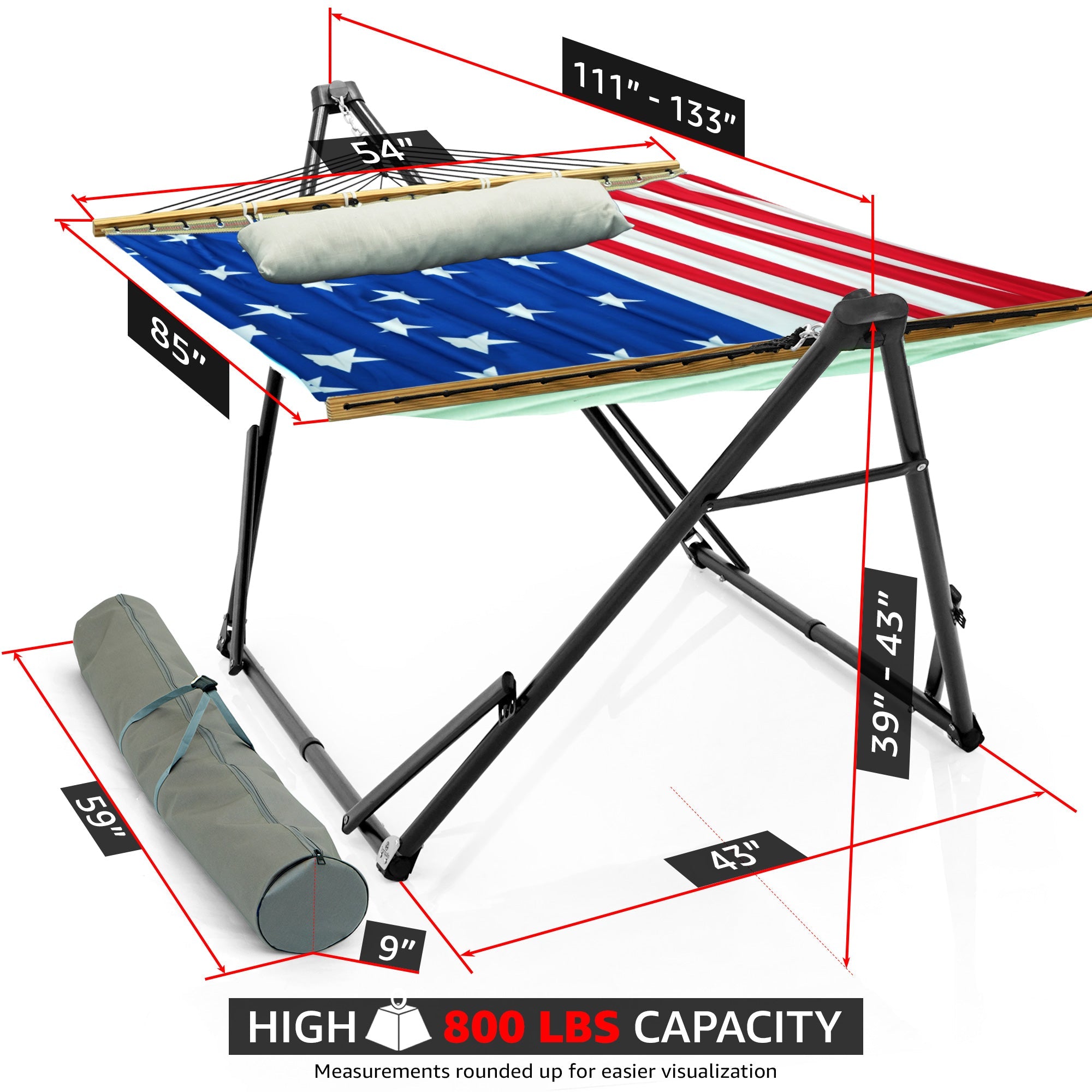 Tranquillo Unity Canvas Hammock Stand for Ultimate Relaxation