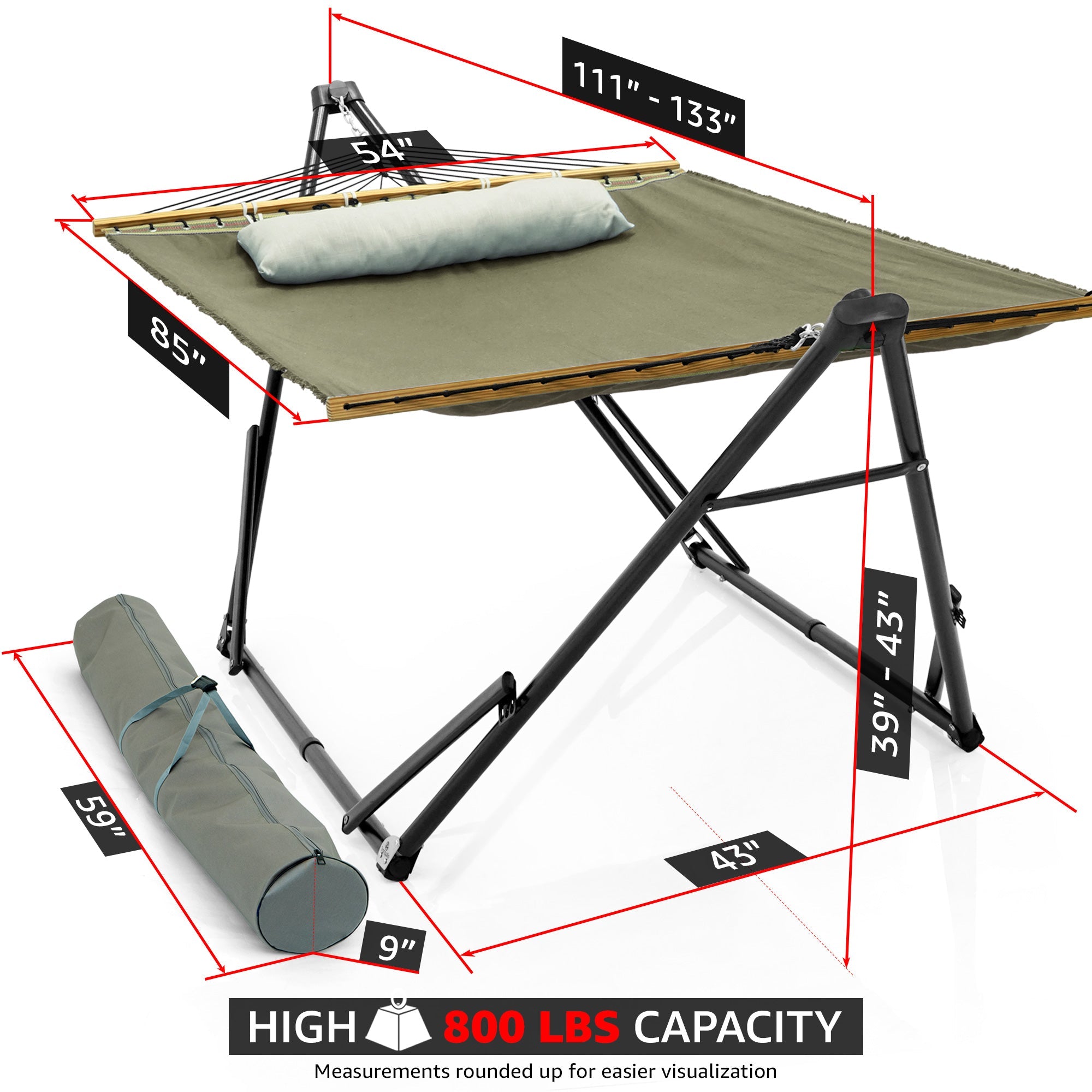 Tranquillo Unity Canvas Hammock Stand for Ultimate Relaxation