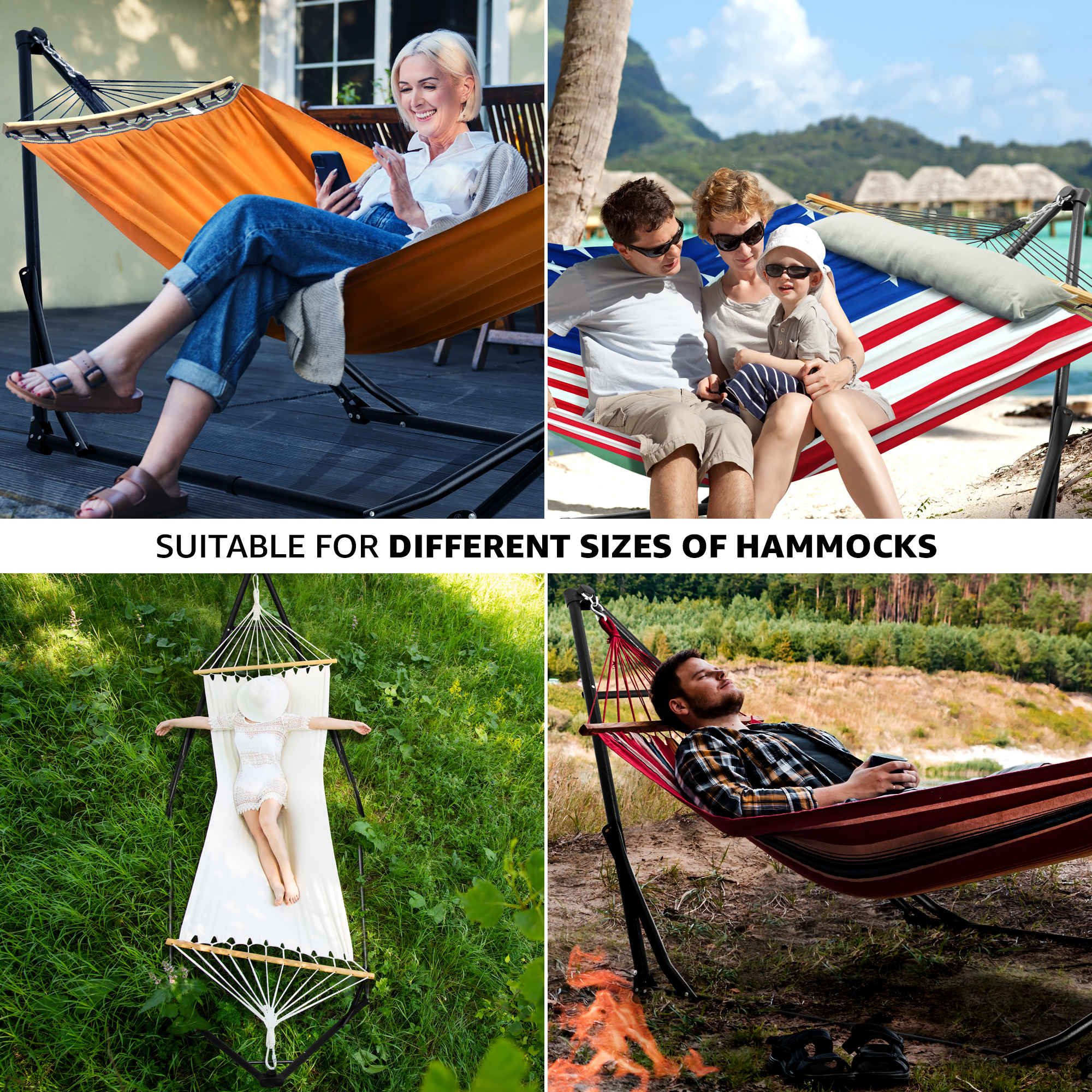 Tranquillo Unity Canvas Hammock Stand for Ultimate Relaxation