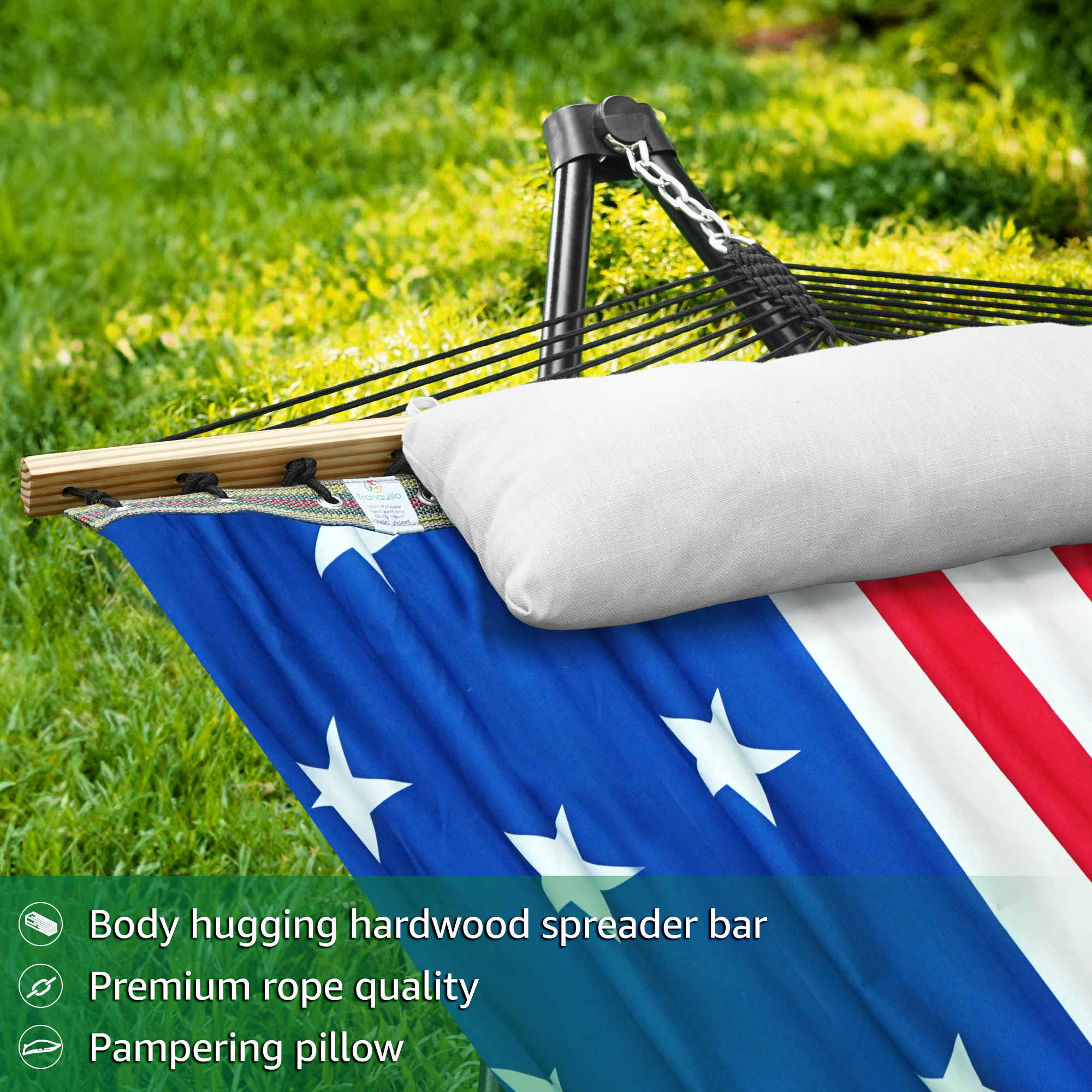 Tranquillo Unity Canvas Hammock Stand for Ultimate Relaxation