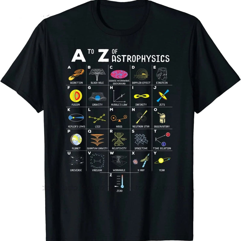 A To Z of Astrophysics T-Shirt