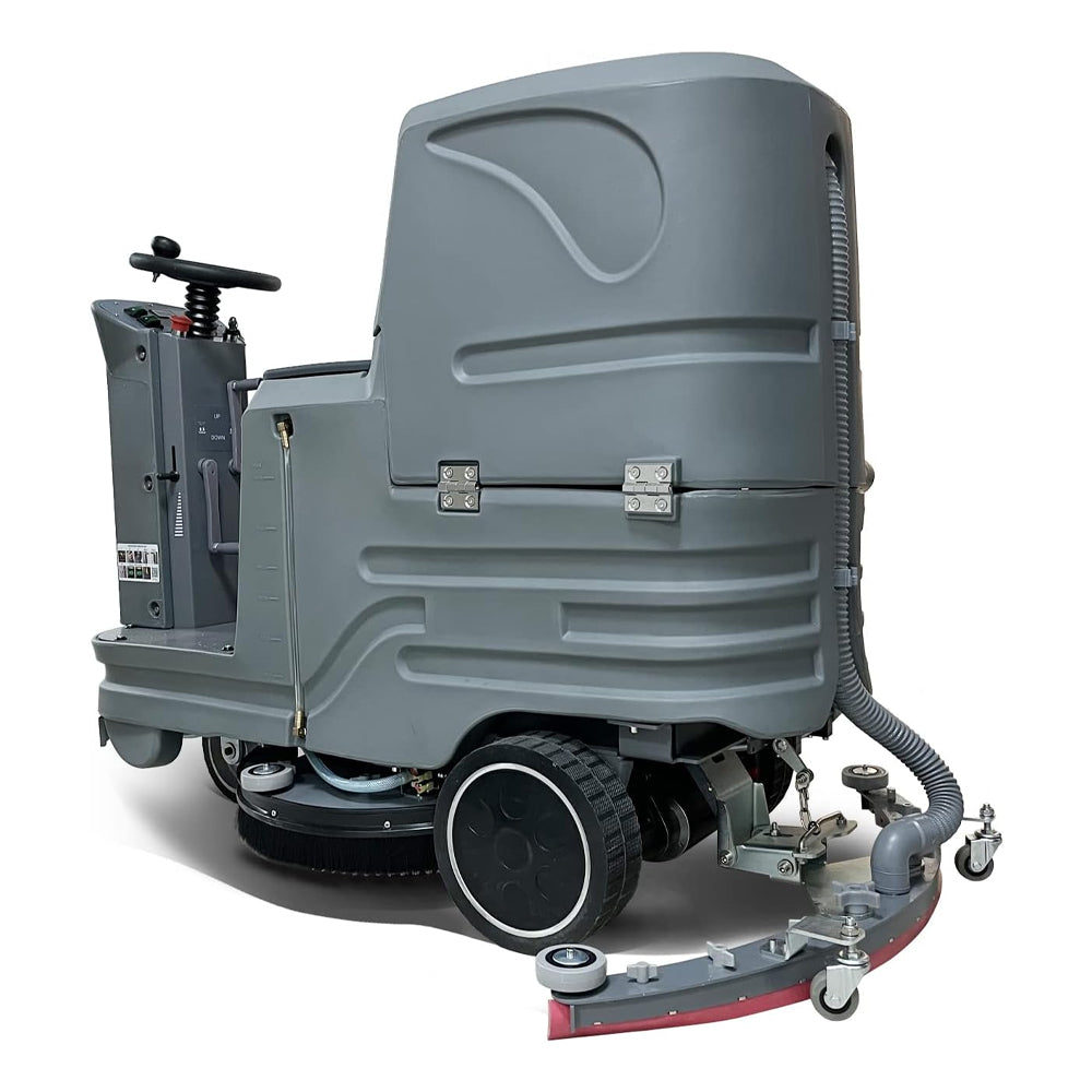EMI Heavy Duty Commercial Electric Ride-On Floor Scrubber With 38-Inch Squeegee (SAK91685)