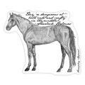 Horses According To Holmes Sticker
