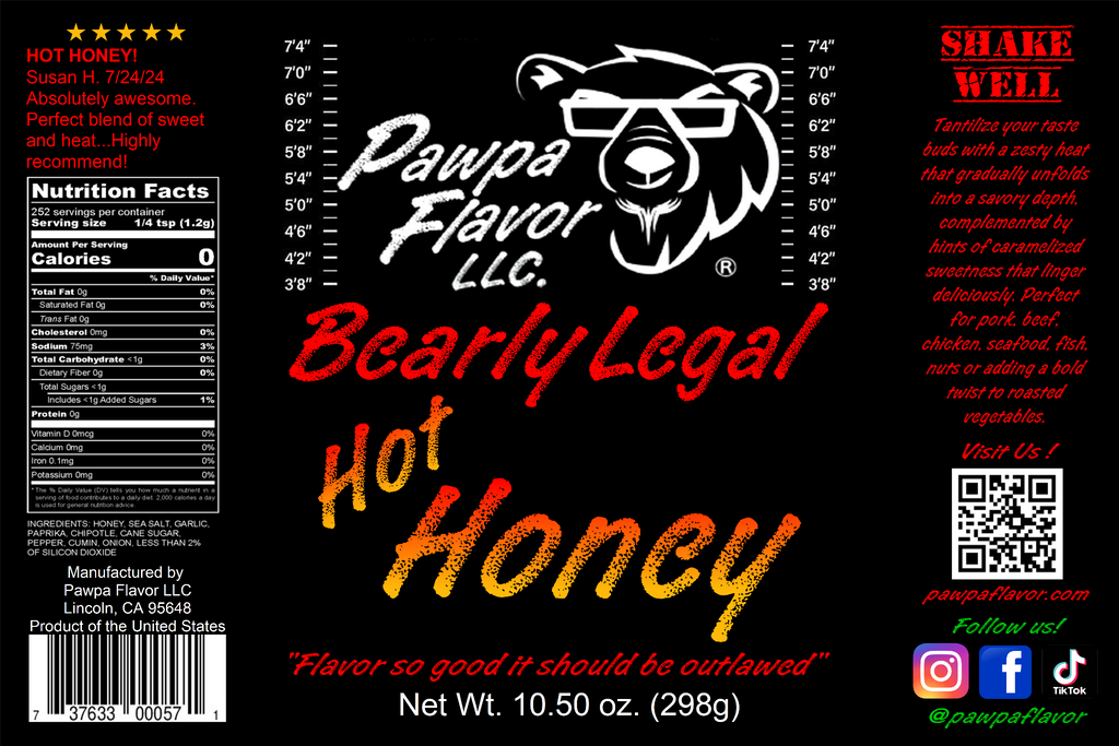 Bearly Legal Hot Honey - Limited Edition