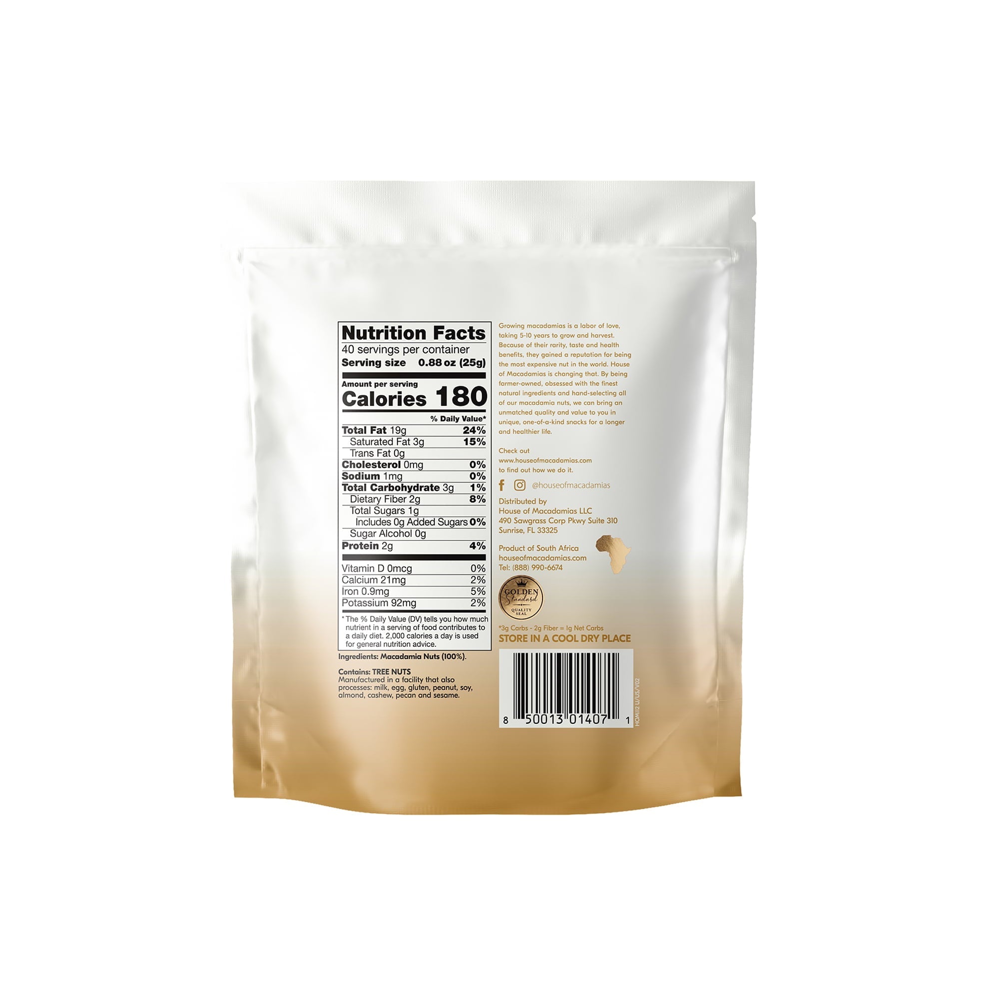 Raw Macadamia Nuts (2 lbs)