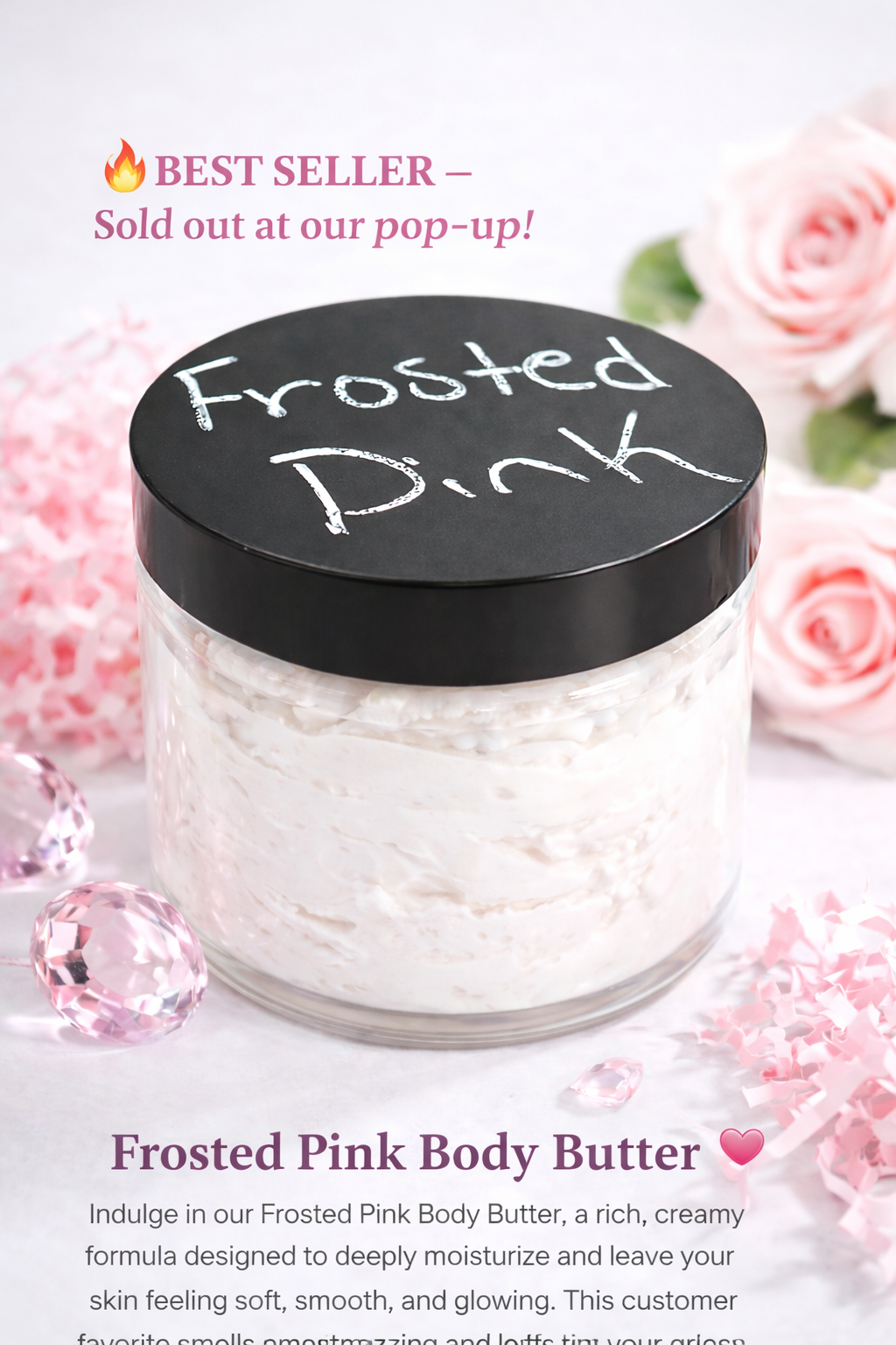 Frosted Pink Body Butter 💖