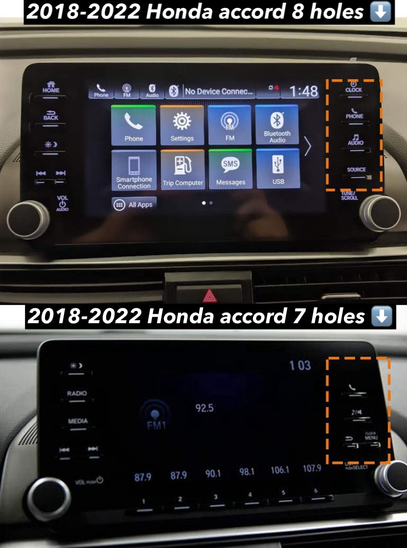 Tempered Glass 9H Screen Protector For Honda Accord 10th Gen, 11th Gen, & Civic 11th Gen