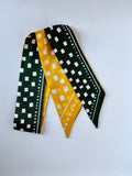 Green and Gold Blocks Twilly