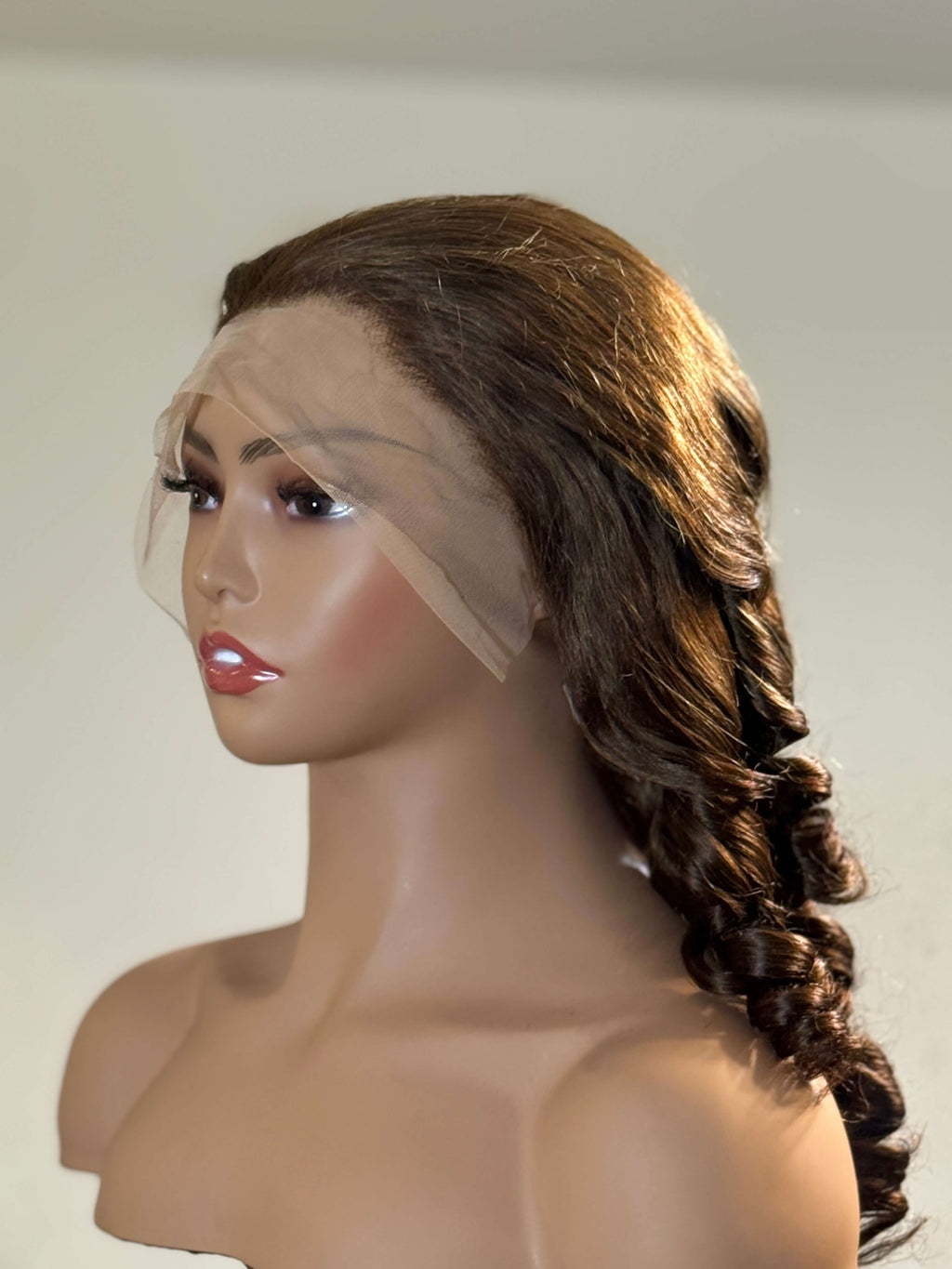 Brown Sugar Bounce – Loose Wave Lace Front Wig (Chocolate Brown)