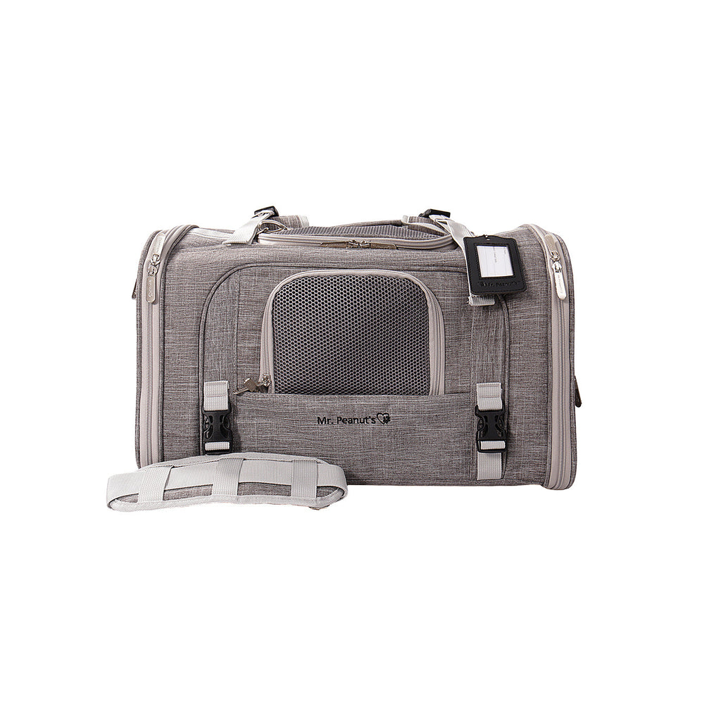 Mr. Peanut's Monterey Series Airline Compliant Horizontal Backpack Pet Carrier