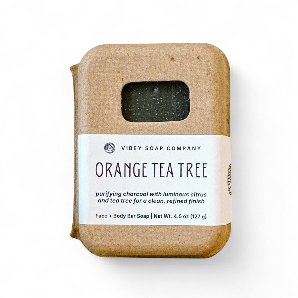 Bar Soap | Orange Tea Tree Charcoal