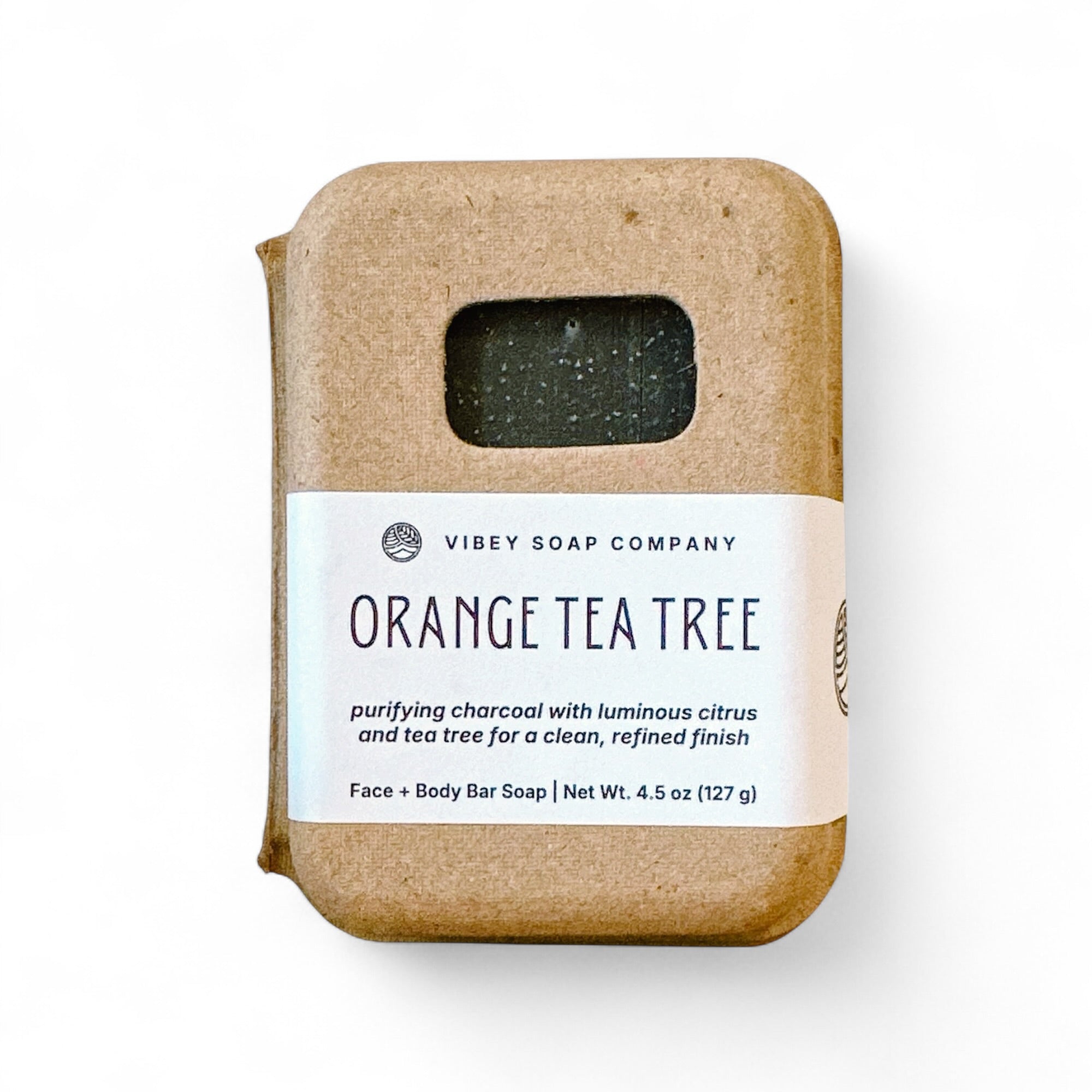 Bar Soap | Orange Tea Tree Charcoal