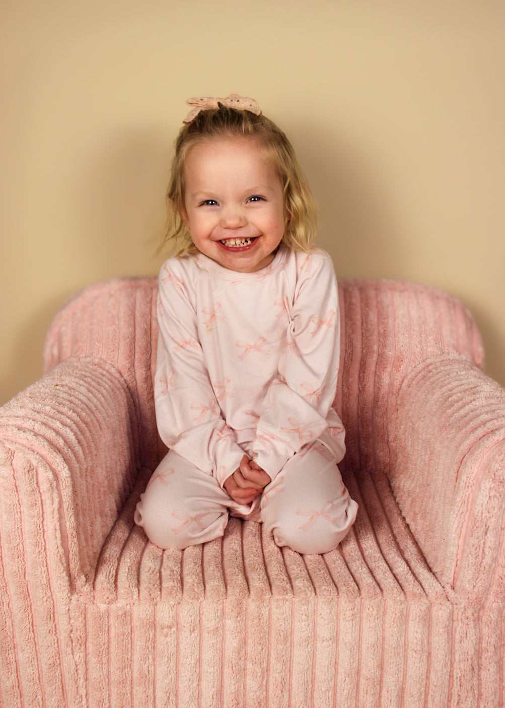 Blushing Bows Modal Lounge Set *0-3m and sz 5 left