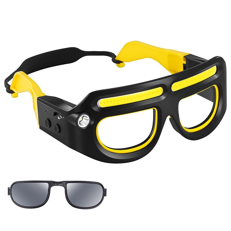 LITEGUEST Night Vision LED Riding Glasses Light