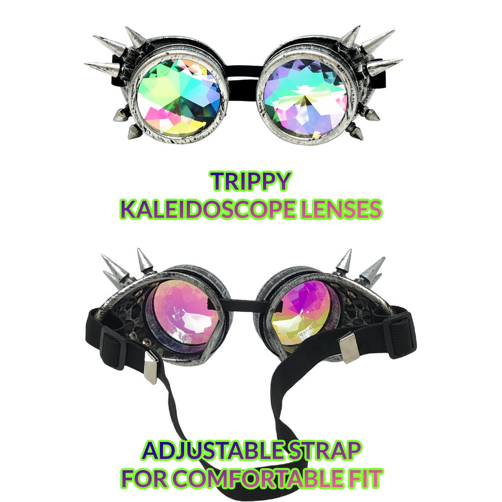 Vintage Steampunk Kaleidoscope Goggles