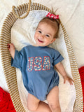 USA Daisy Oversized T-Shirt Romper