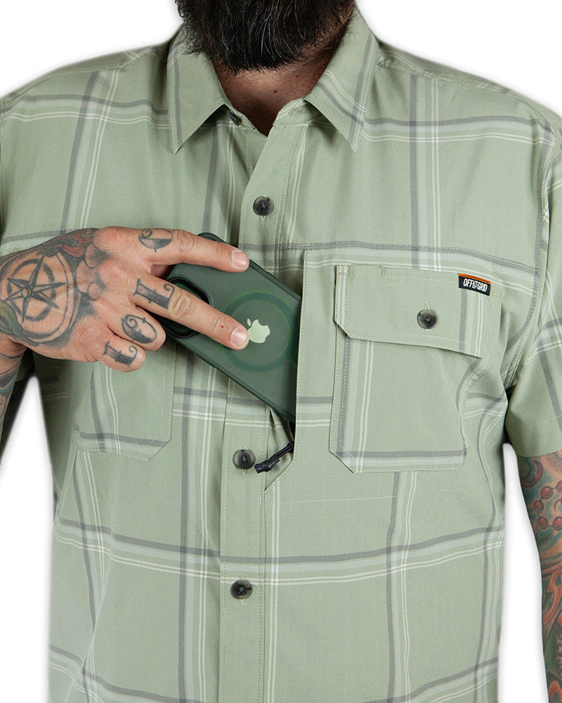 Jack Knife SS Shirt - Sage Green