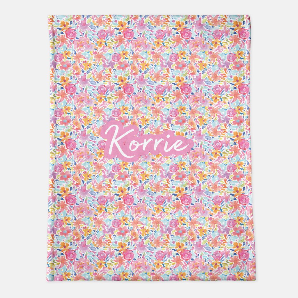 Korrie Personalized Minky Blanket