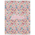 Lillian's Garden Personalized Minky Blanket