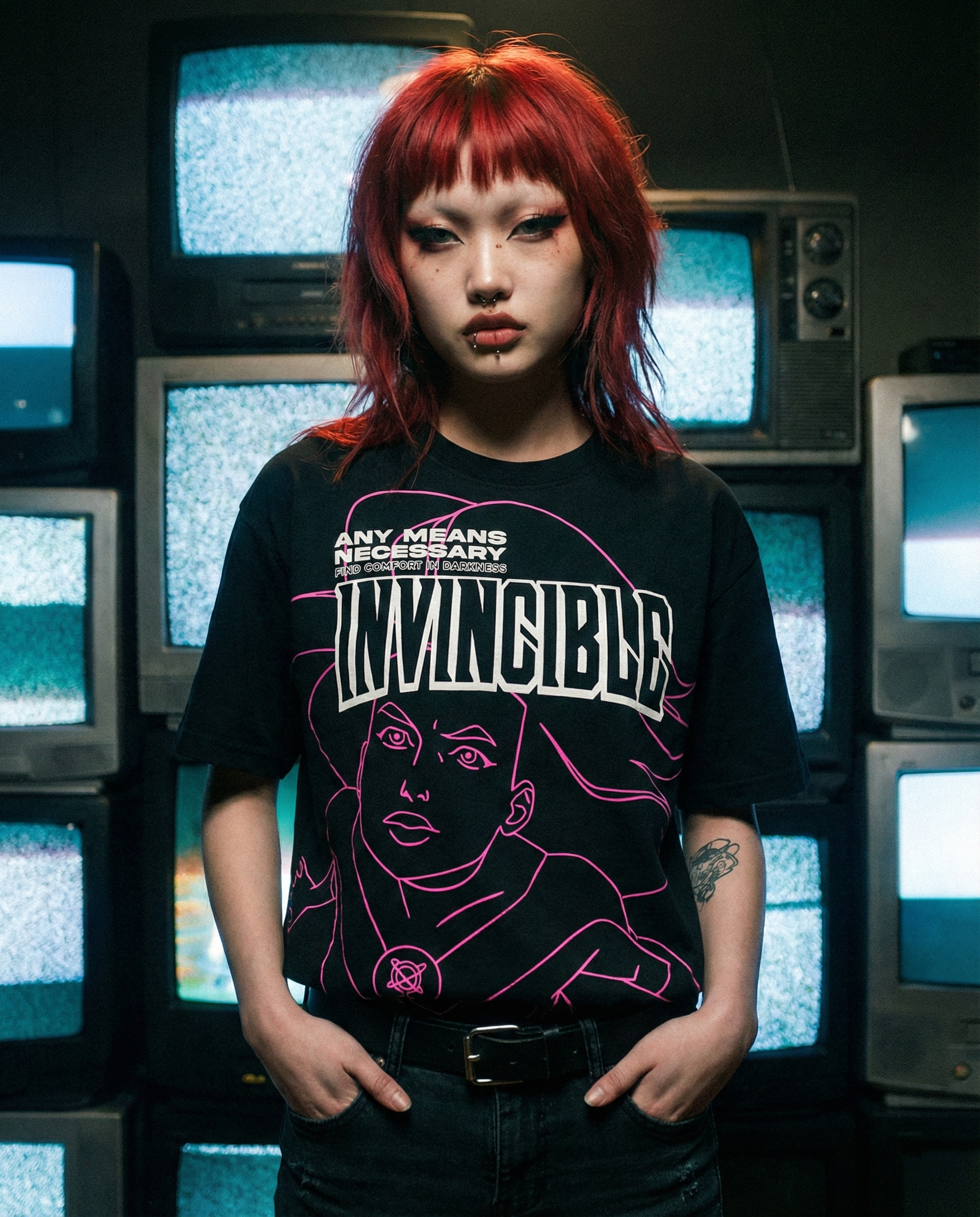 Atom Line Art Series T-Shirt