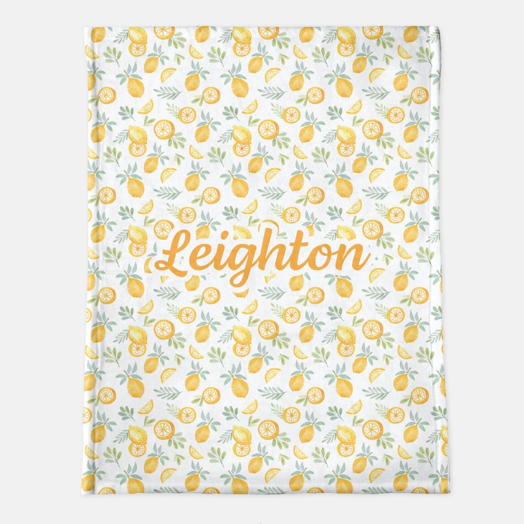 Leighton Personalized Minky Blanket
