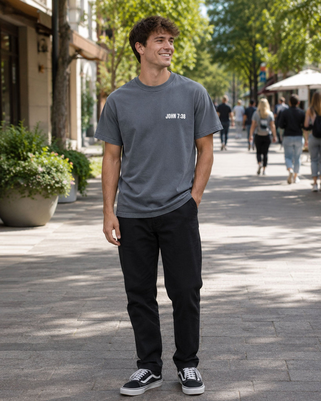 Men's Heavy Tee Oversized Living Waters