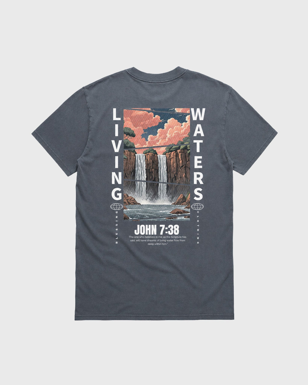 Men's Heavy Tee Oversized Living Waters