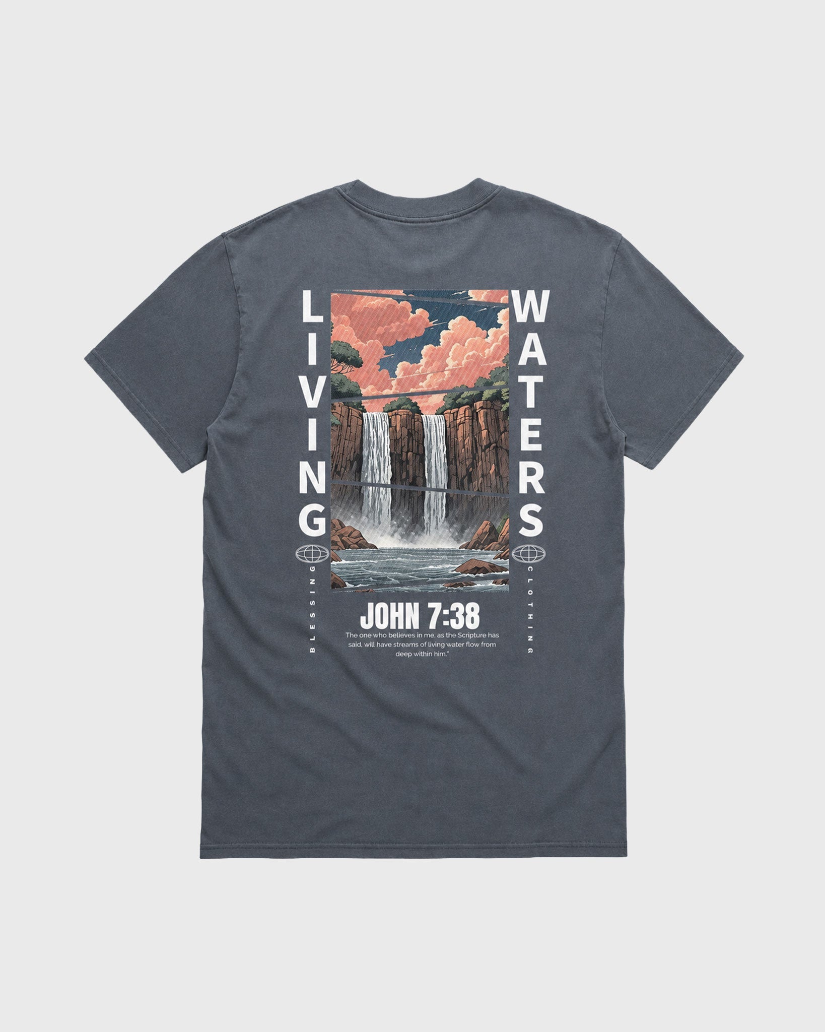 Men's Heavy Tee Oversized Living Waters