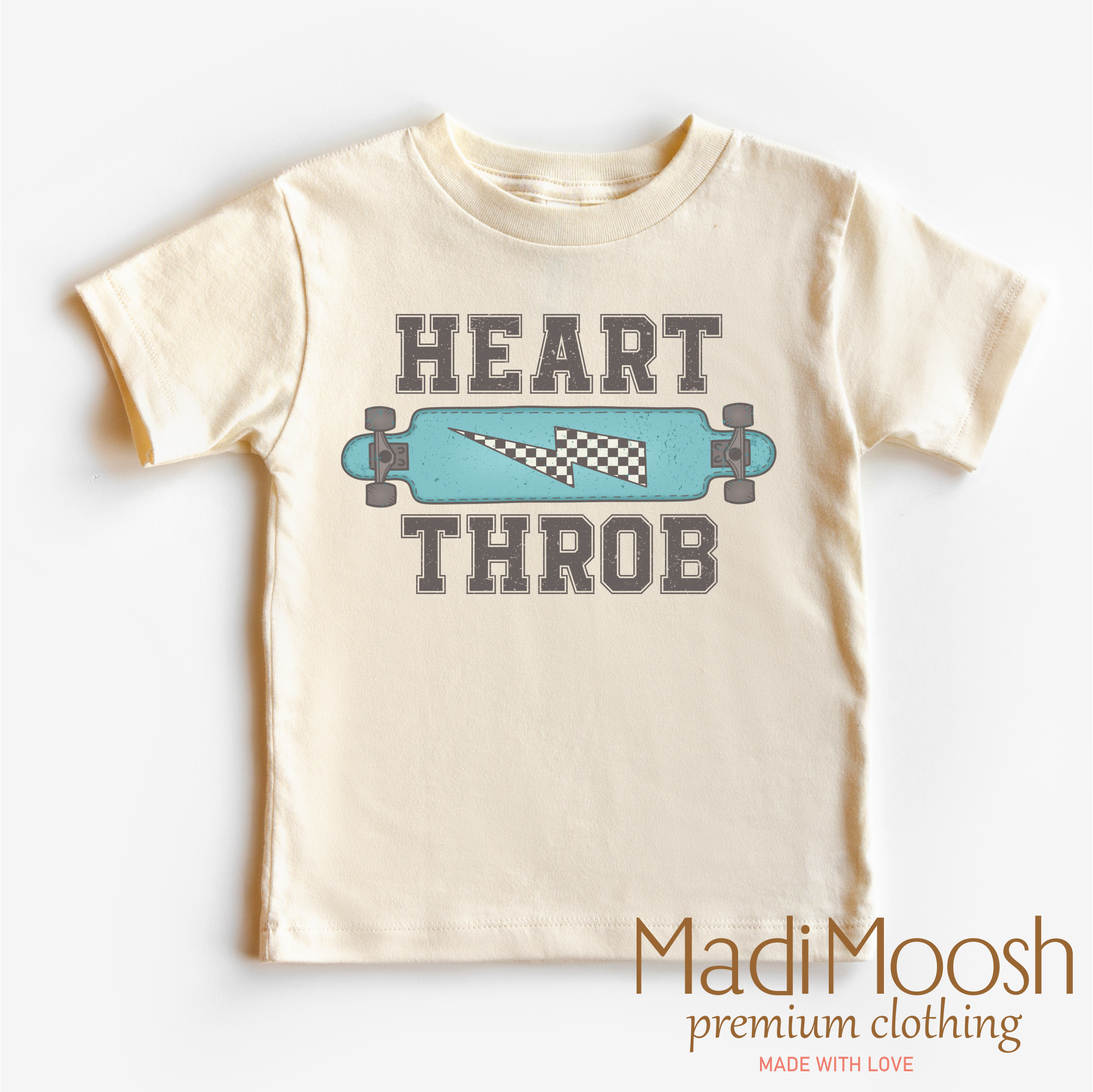 Heart Throb Skater Valentine Shirt - Valentine Tee