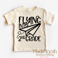 Flying Into 2nd Grade Back To School Shirt - School Shirt