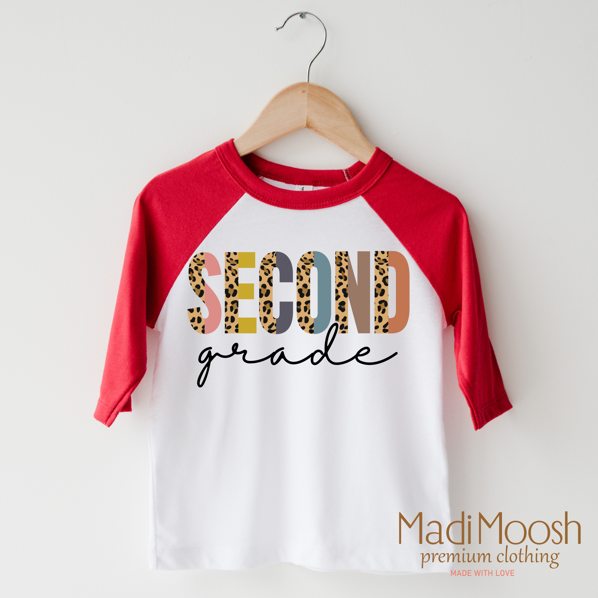 Second Grade Leopard Shirt - Back To School