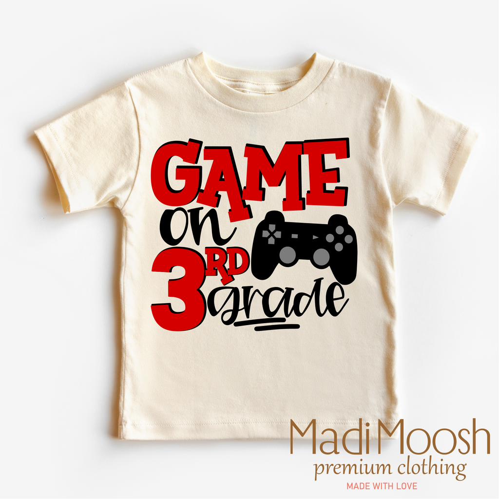 Game On Third Grade Back To School Shirt - School Shirt