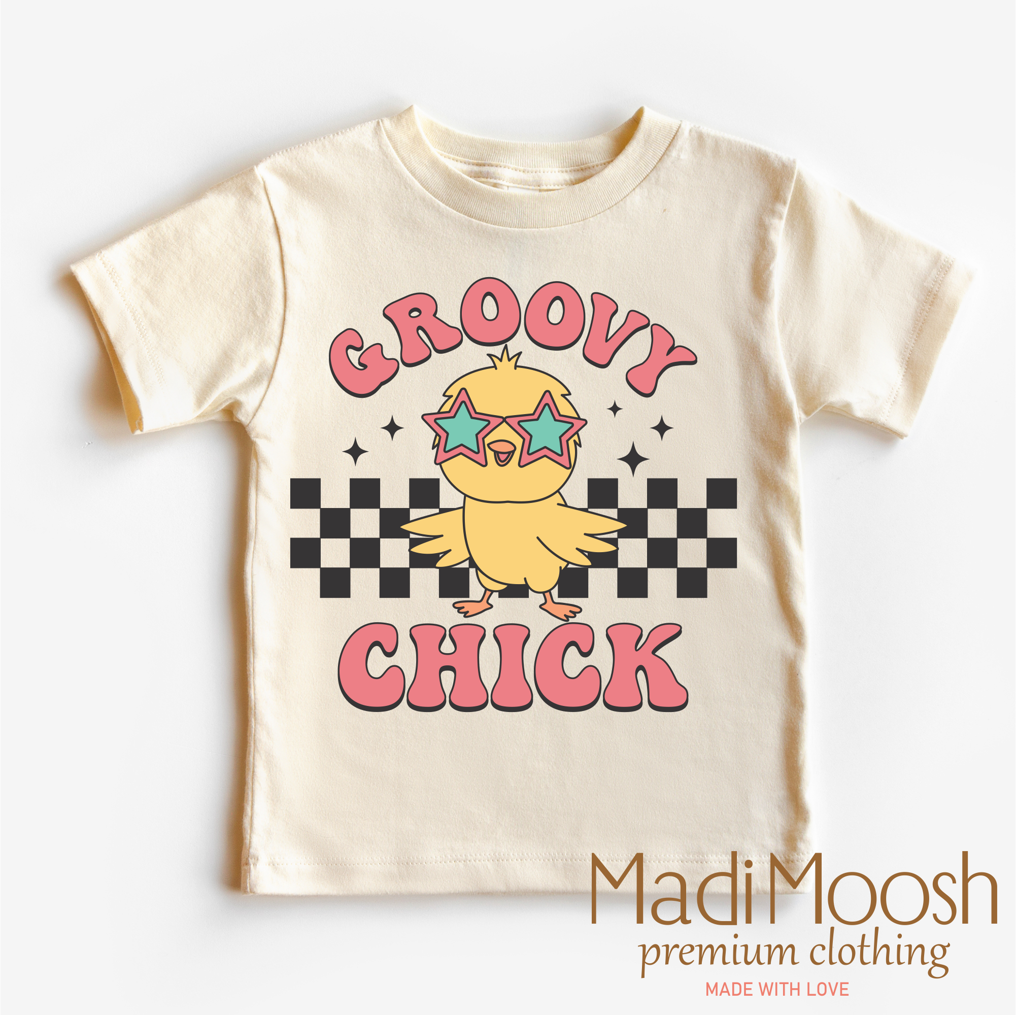 Groovy Chick Easter Shirt - Retro Easter Chicken Tee