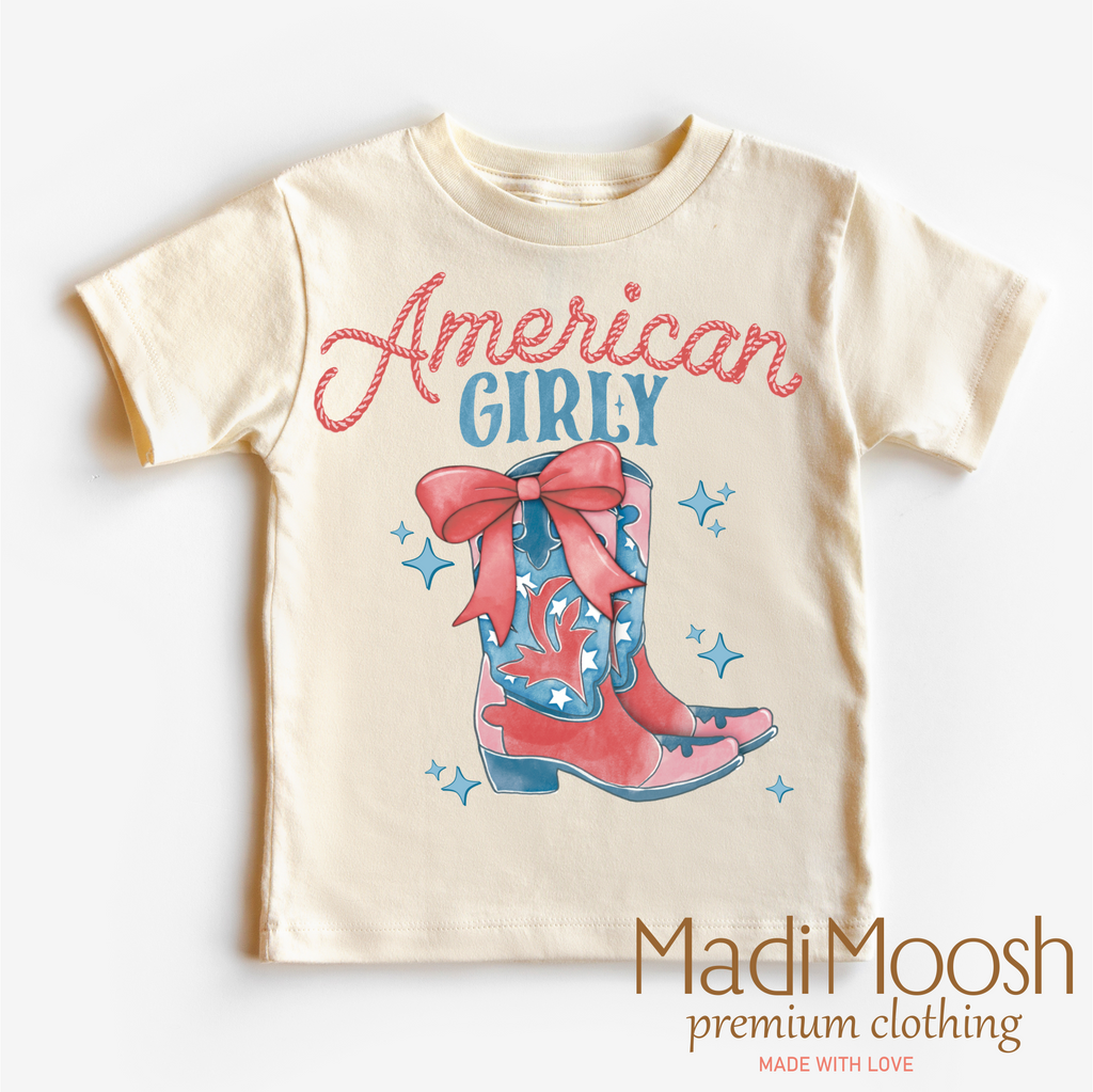 American Girly Shirt - July 4th - America Cowgirl