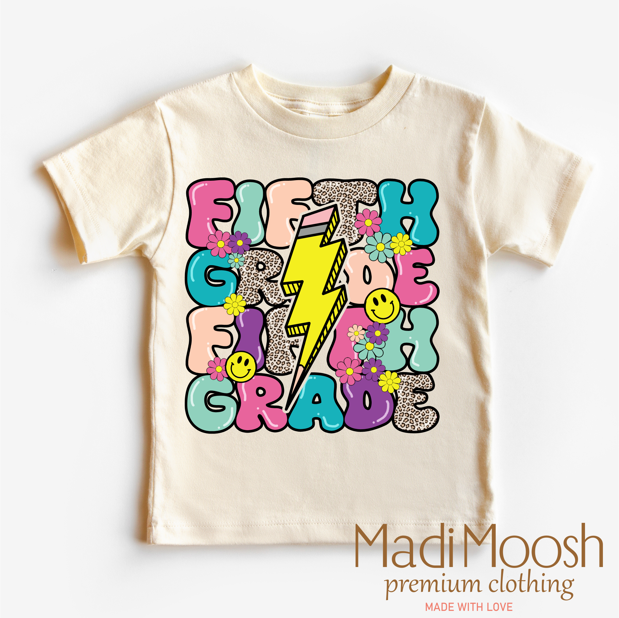 5th Grade Lightning Bolt Back To School Shirt - School Shirt