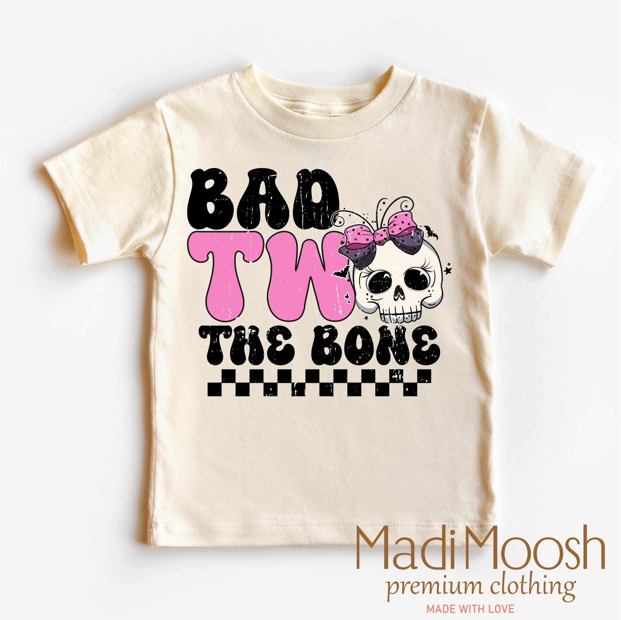 Bad Two The Bone Birthday Shirt - Halloween Shirt