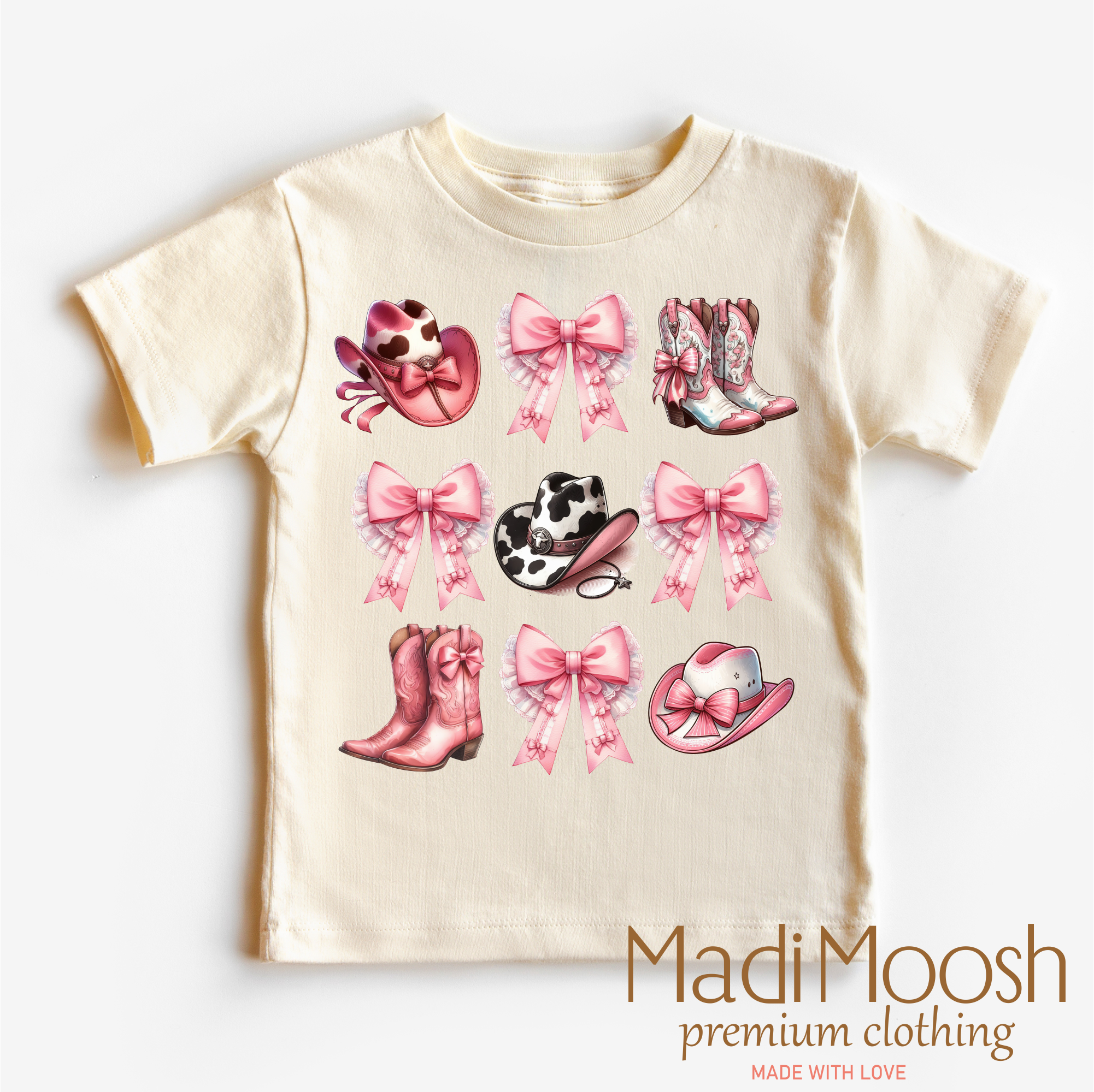 Cowgirl Country Bows And Boots Shirt - Cowgirl Tee