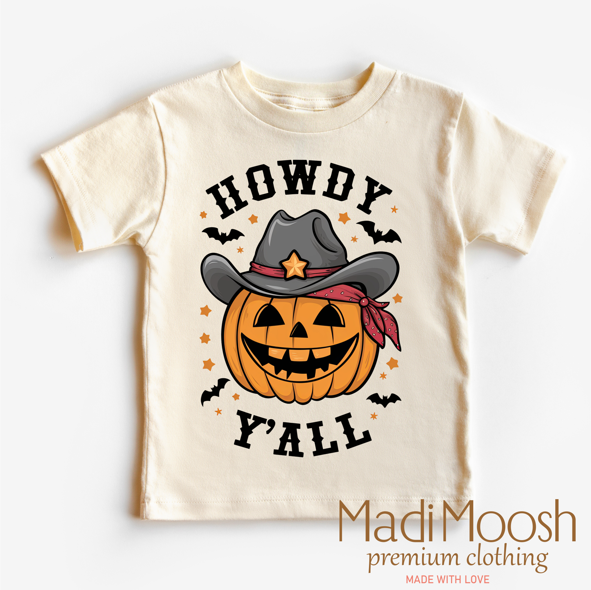 Howdy Y'all Fall Pumpkin Shirt - Halloween Tee