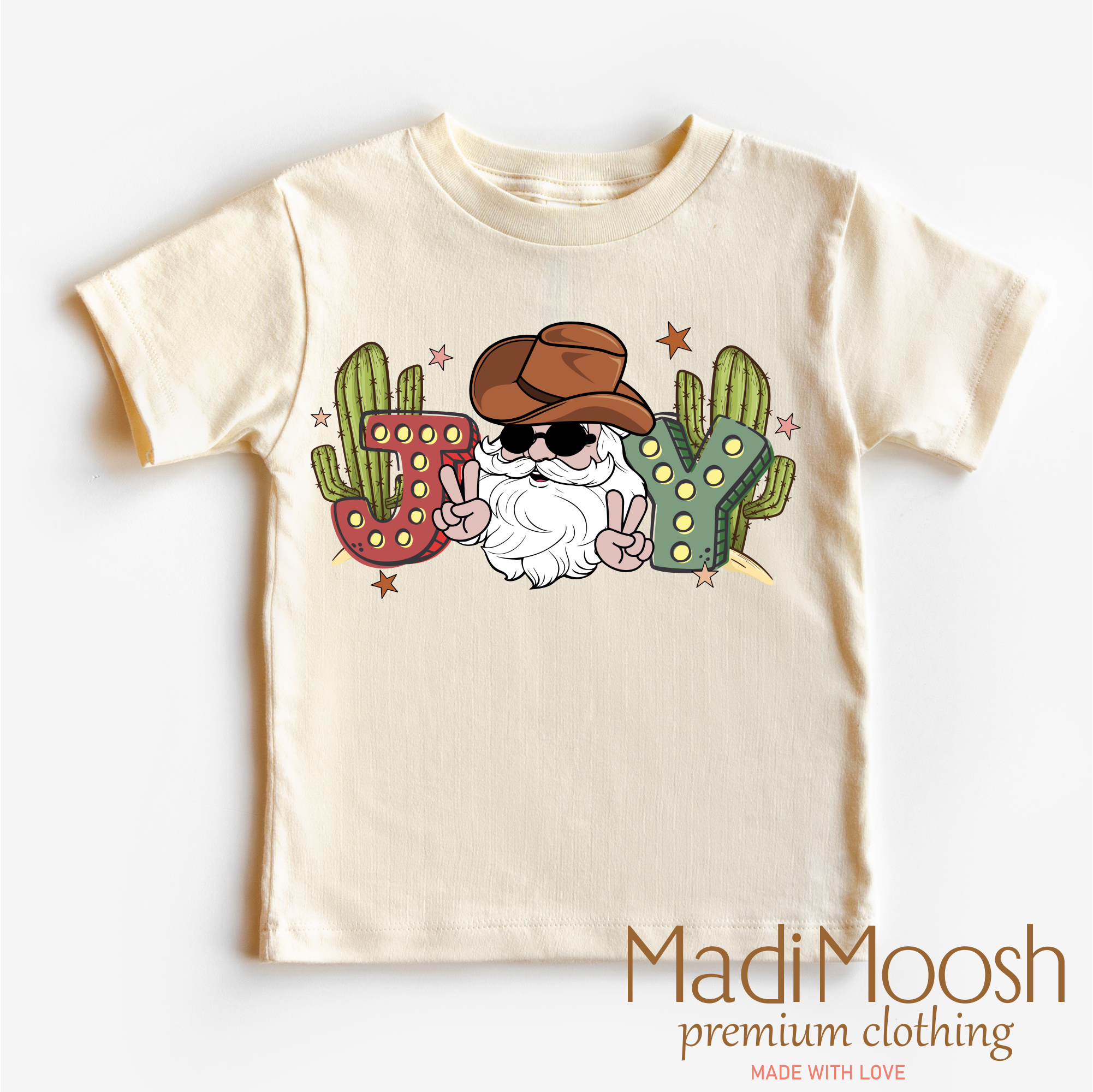 Cowboy Santa Christmas Shirt - Western Christmas Tee
